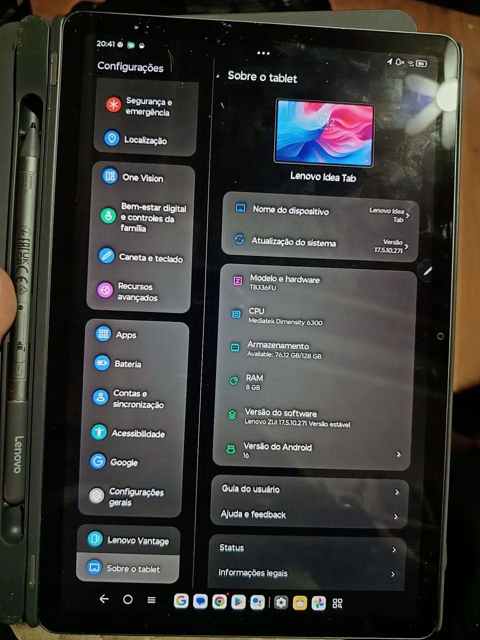 Tablet Lenovo 