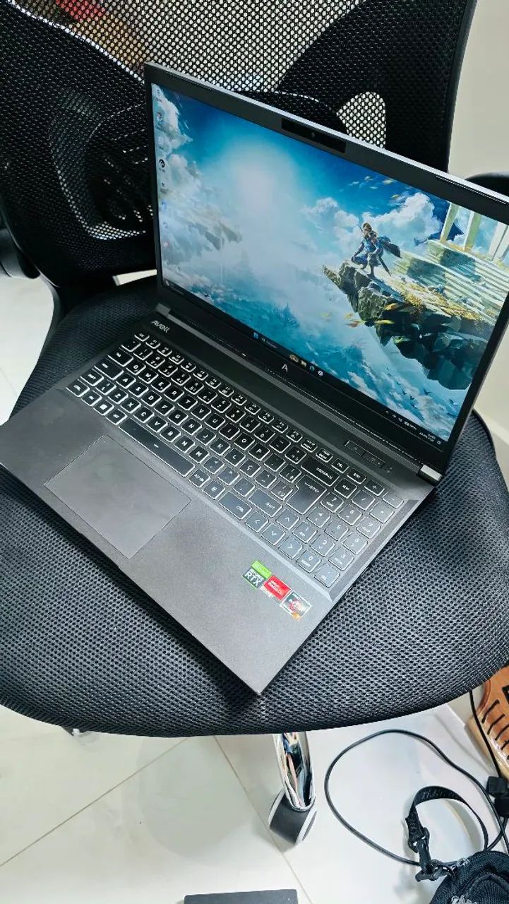 Notebook Gamer Avell 350r (Ryzen 7 7735HS, RTX 3050, DDR5) (Impecável!!) - Foto 3
