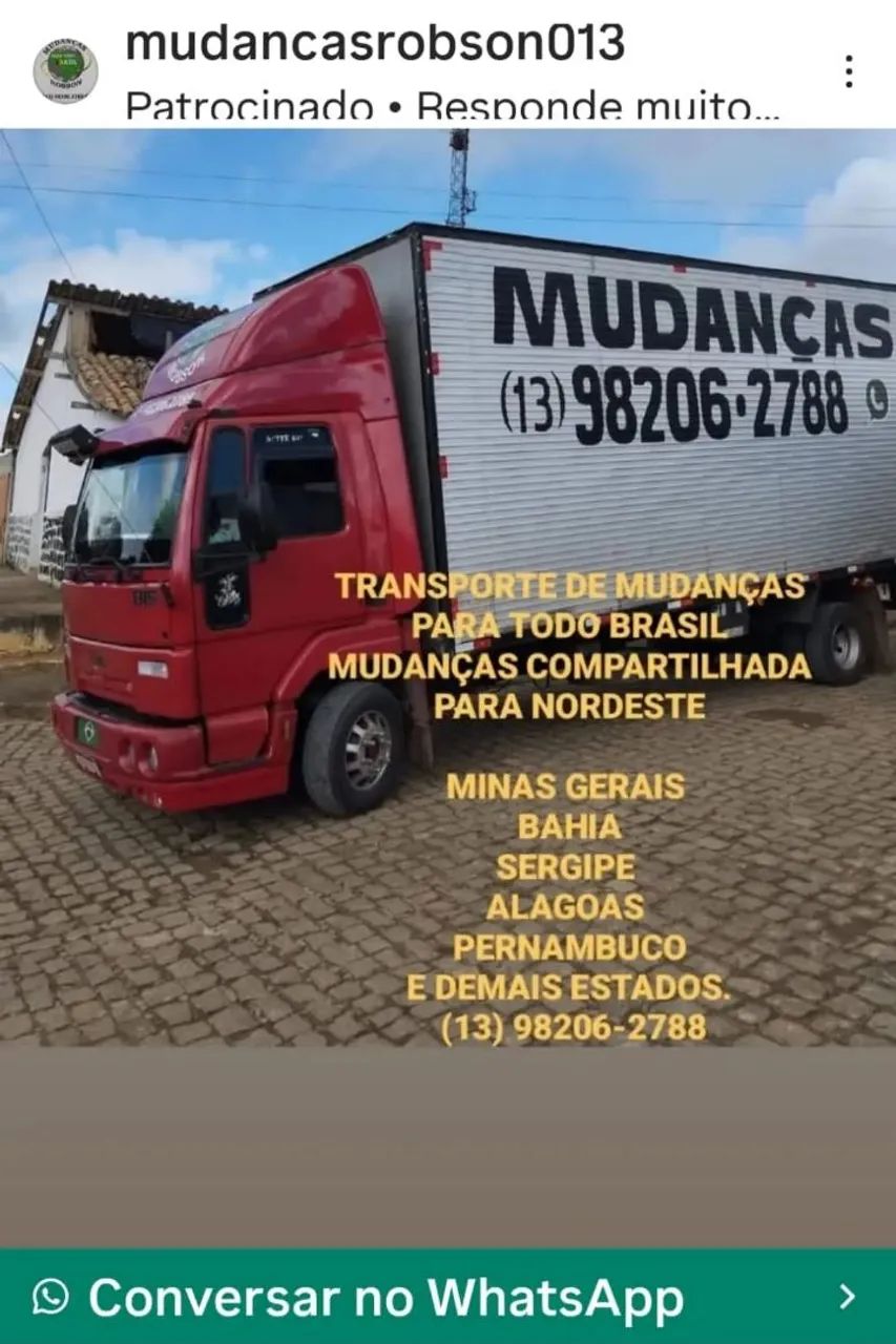 fazemos mudanças da baixada santista para nordeste  - Foto 2