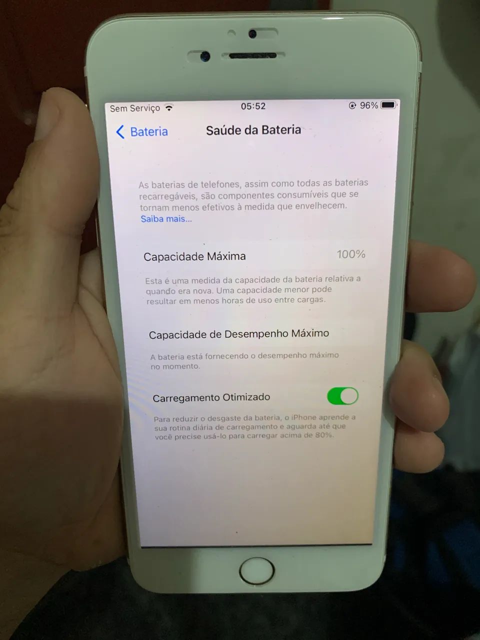 IPhone 6s Plus 128gb! Não pega Chip! - Foto 3