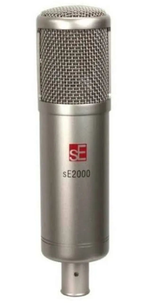 Microfone condensador SE2000 novo ma caixa