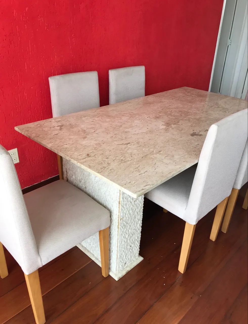 Mesa de Jantar em Granito Com 6 Cadeiras  - Foto 3