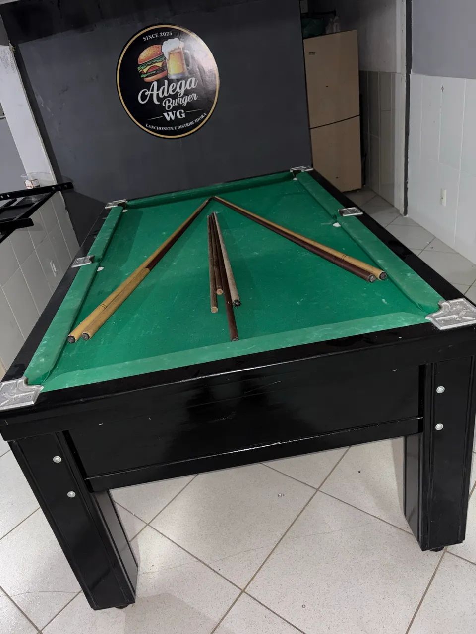 Mesa sinuca modelo comercial com ficheiro 
