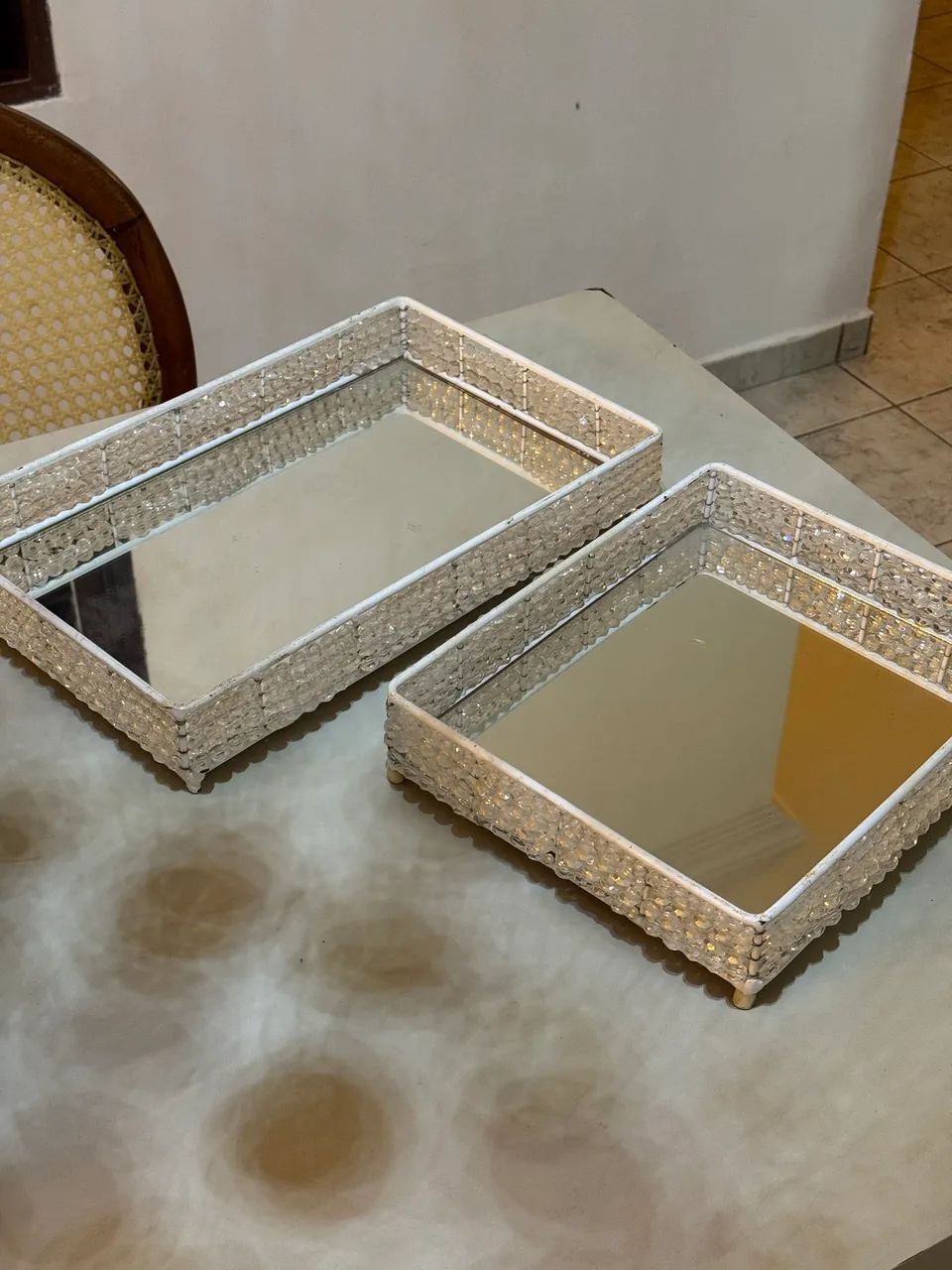 Kit 3 Bandejas decorativas  - Foto 3
