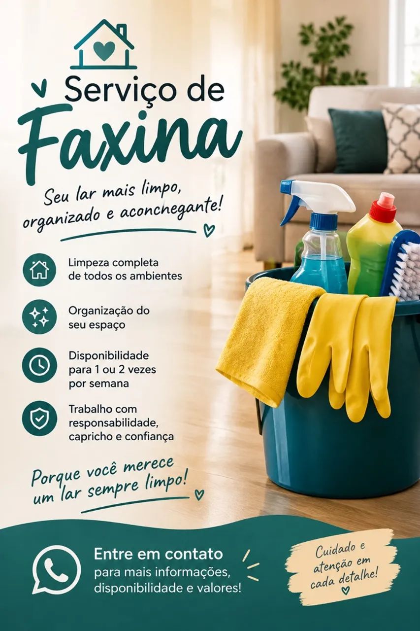 Serviço de faxina 