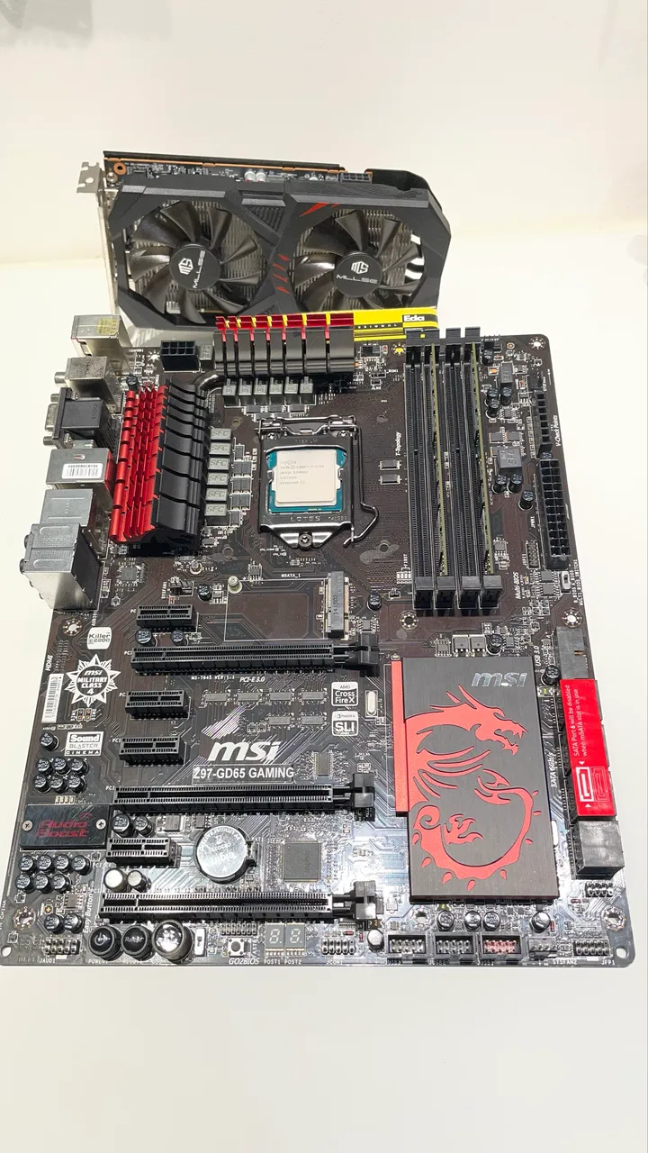 Kit i7 4790 + 24GB Dominator + ASUS B85M-E Gamer - Computadores e