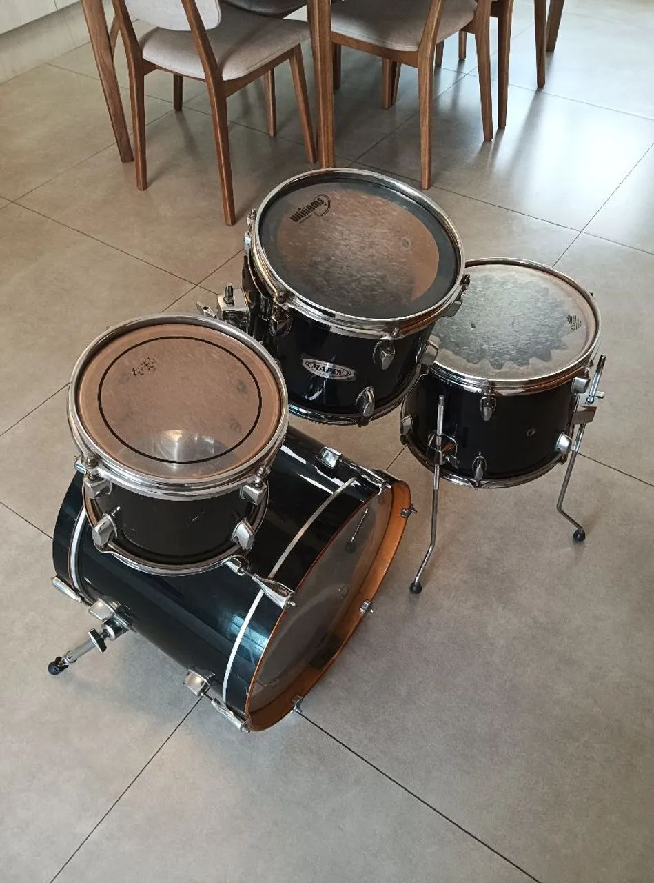 Shell pack de bateria Mapex Vênus VX Fusion, raríssima, 8,10,12,18