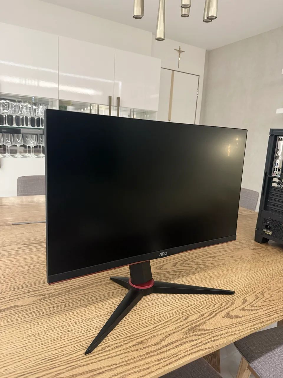 Monitor AOC - 165hz, Full HD, 1ms, com ajuste de altura - Foto 3