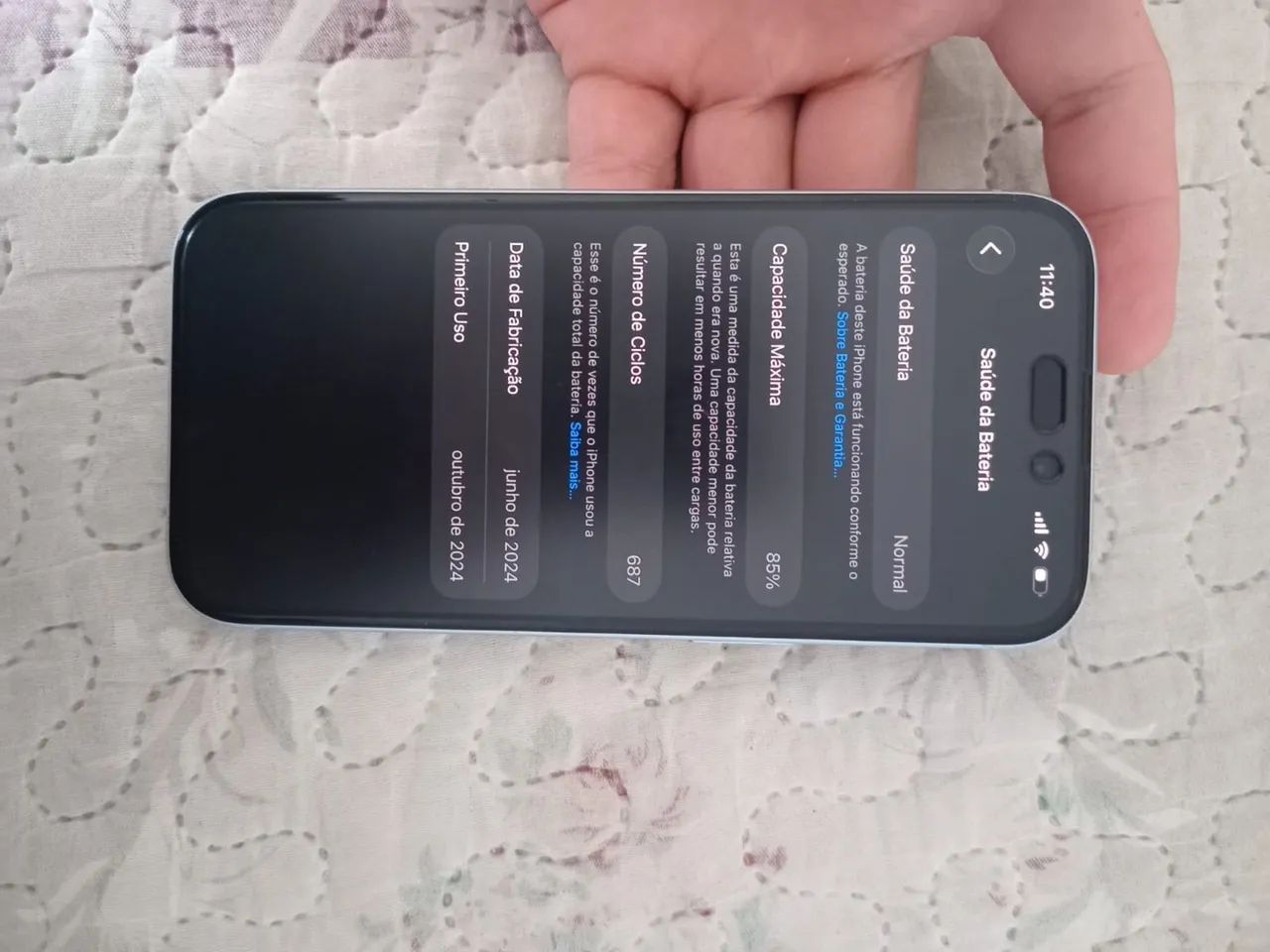 iPhone 15  128 Azul - Foto 5