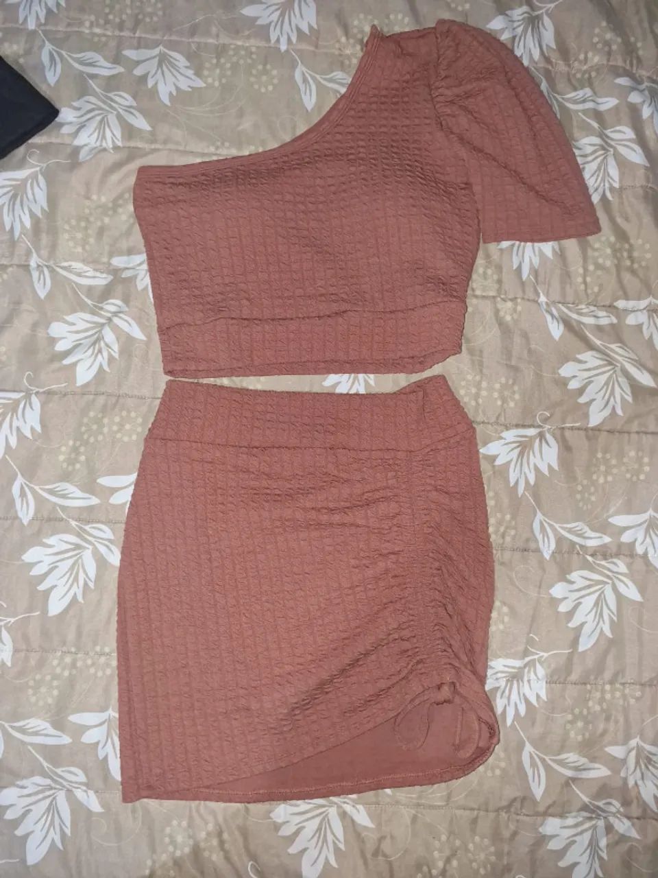 Conjunto Marron Veste M e P