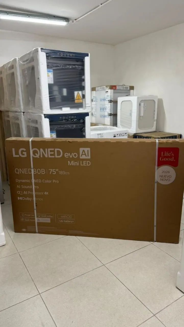 Smart TV 75" polegadas LG 4K Ultra HD QNED Mini LED 2026 nova<br> - Foto 4