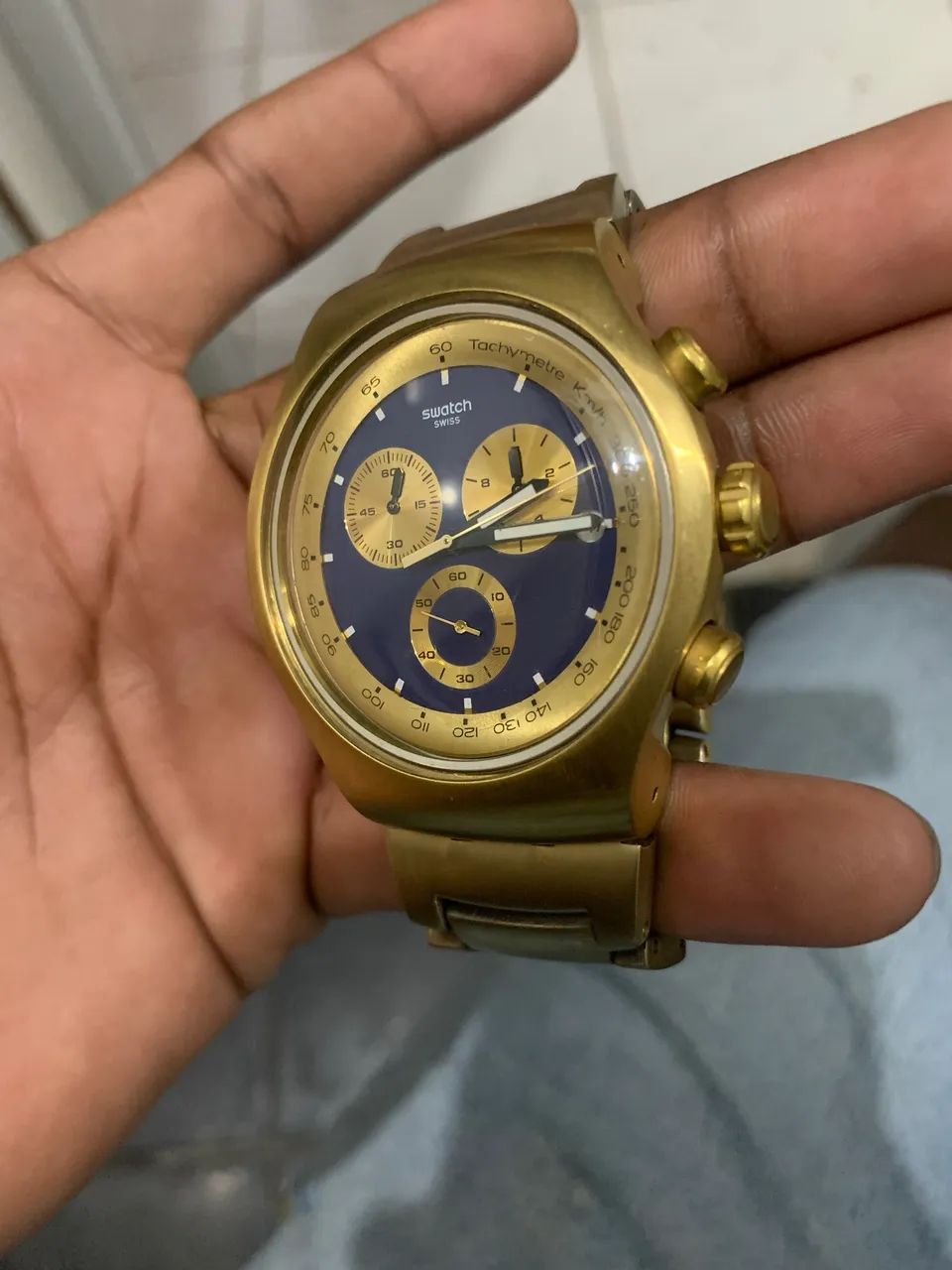 Swatch cara azul
