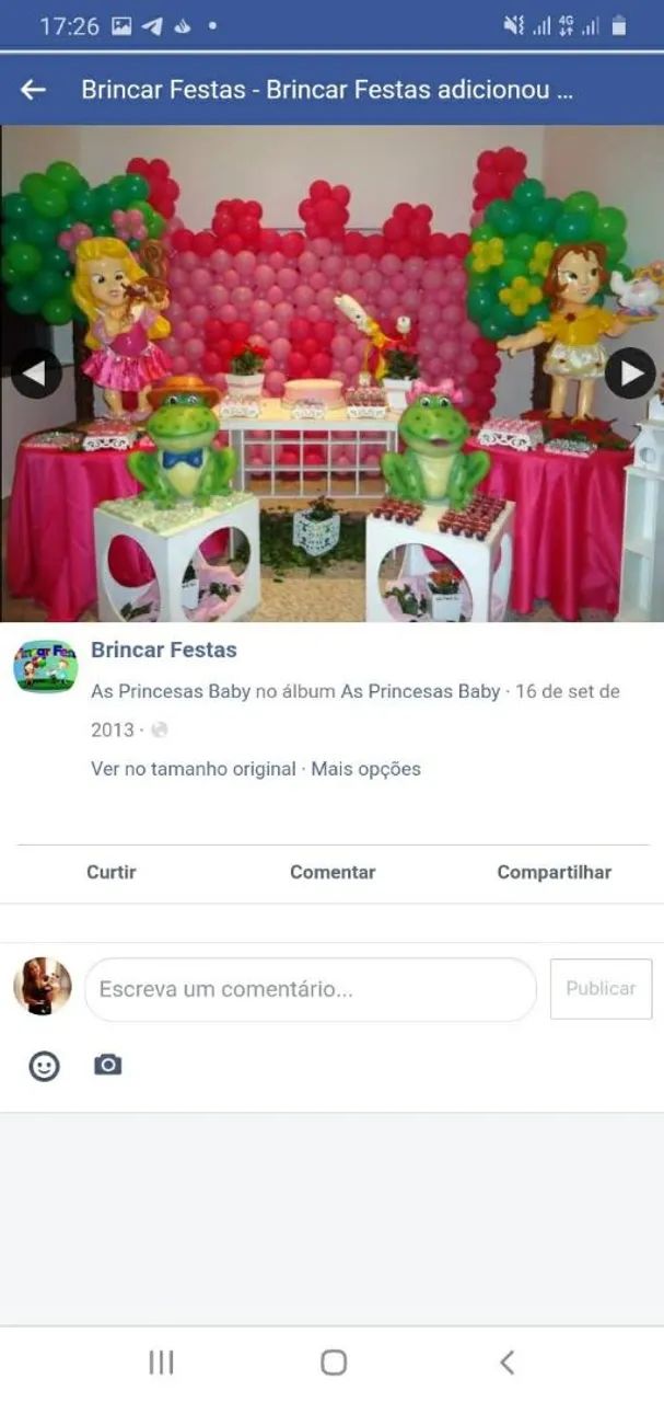 Peças para festas infantil 