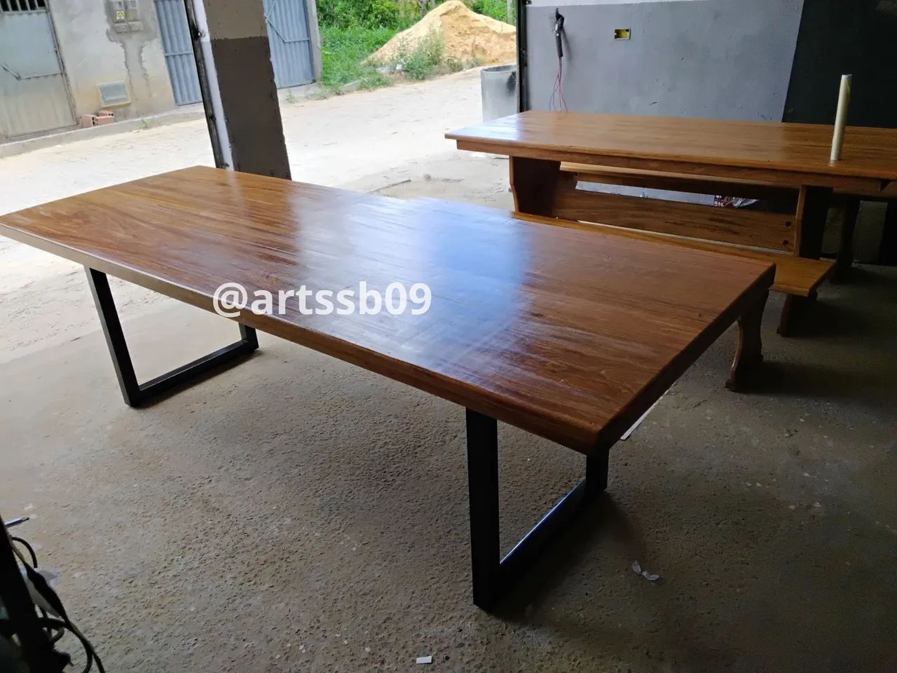 Mesa de Jantar de madeira  - Foto 4