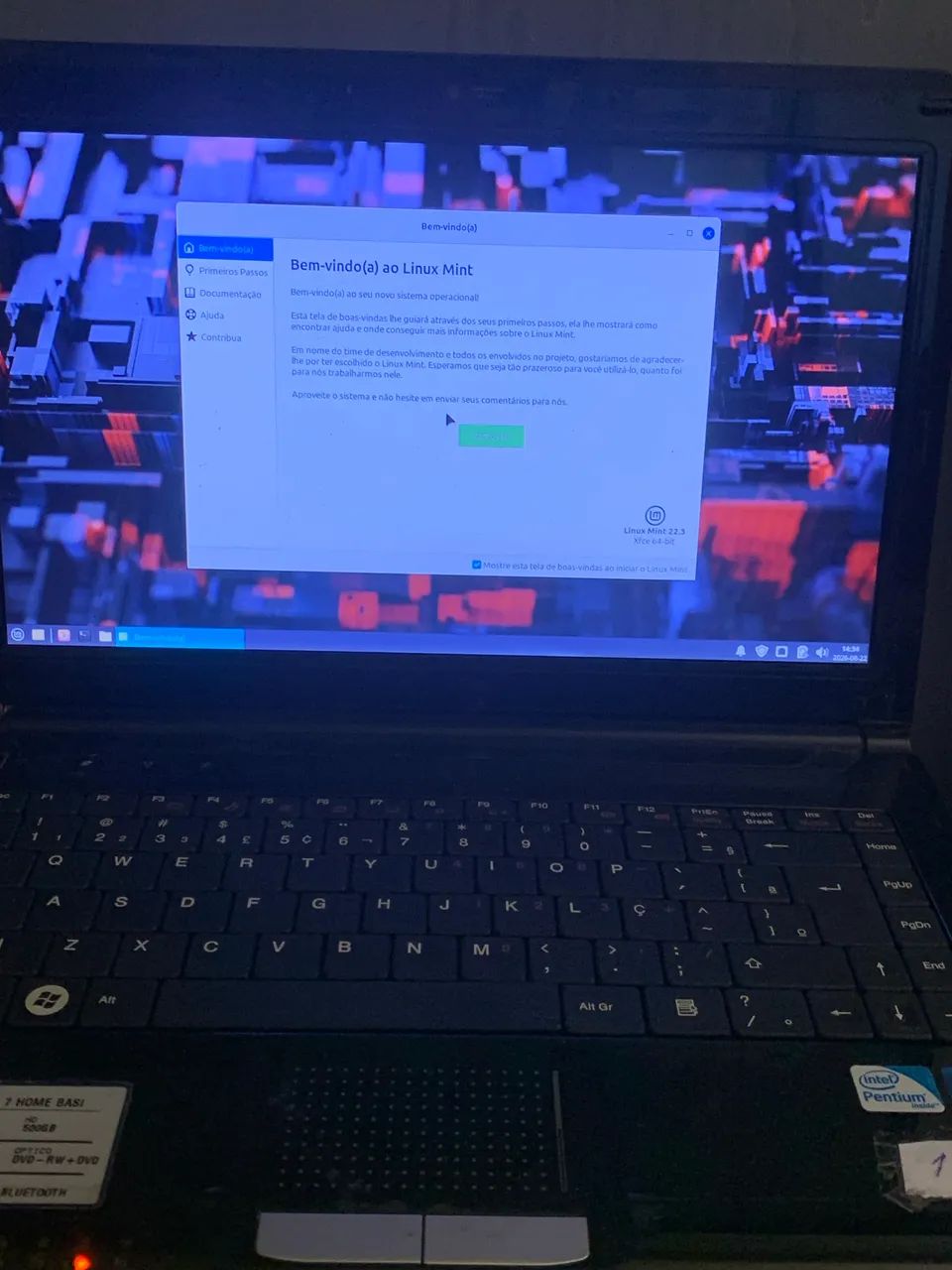 Notebook Itautec InfoWay | 4GB RAM | HD 200GB | Linux Mint  - Foto 2