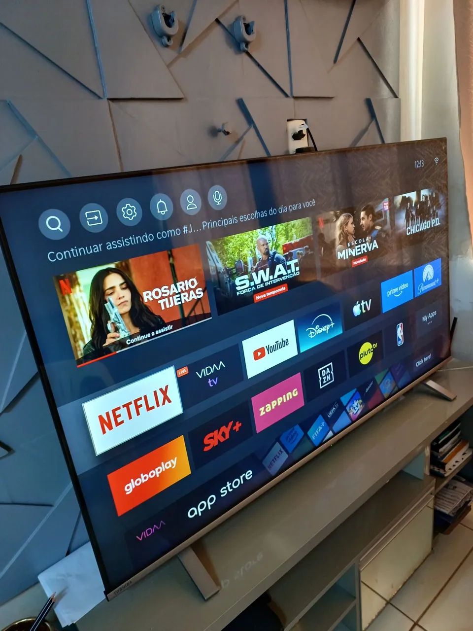TV Toshiba 55 polegadas VIDAA