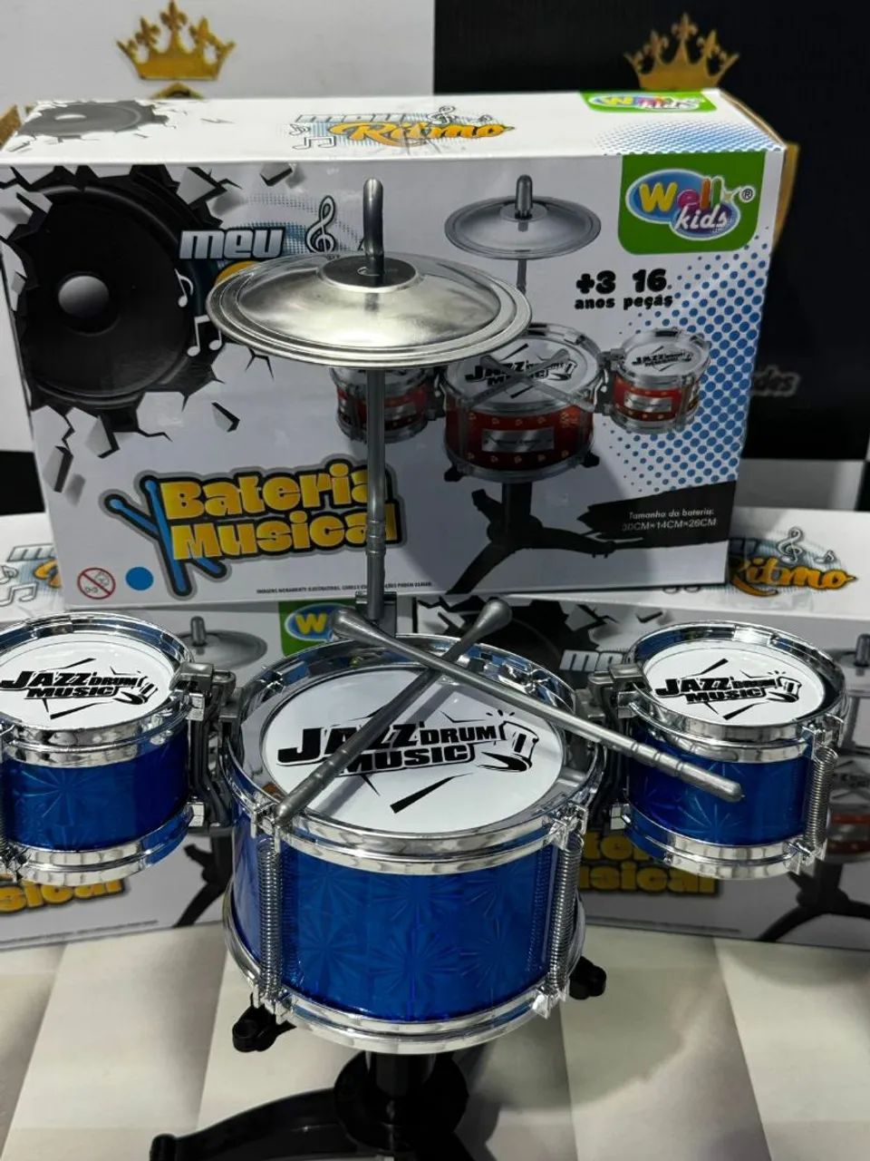 Mini Bateria infantil  - Foto 3