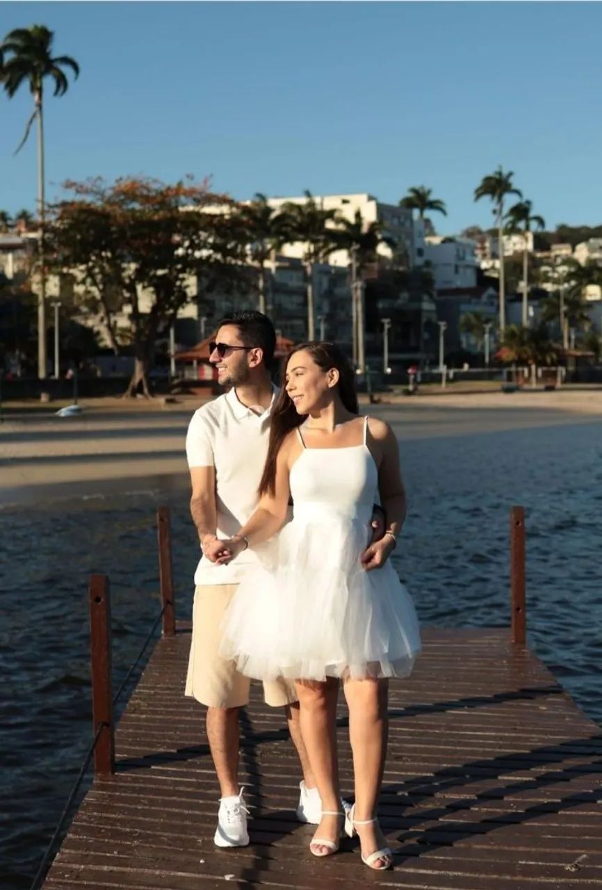 Vestido em Tule, com laço remov ível, para diversas ocasiões.  - Foto 4