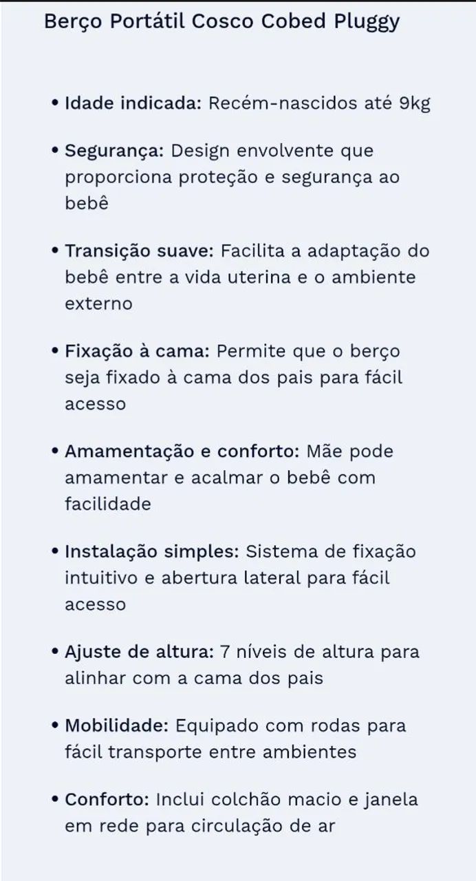 Berço Portátil Cosco - Foto 2
