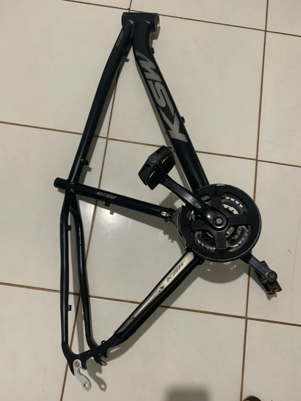 Quadro Alumínio bicicleta KSW  - Foto 3