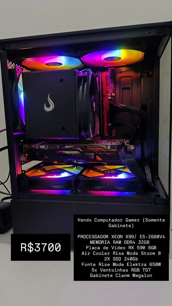 Computador Gamer Gabinete