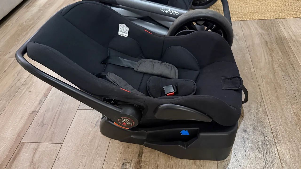 Carrinho de Bebe 3 em 1 - Kiddo Quantum - Foto 5