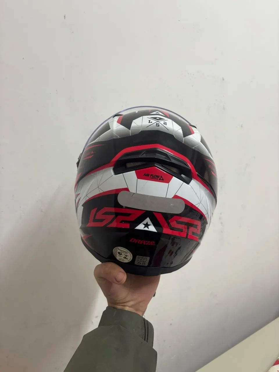 Ls2 draze vermelho - Foto 2