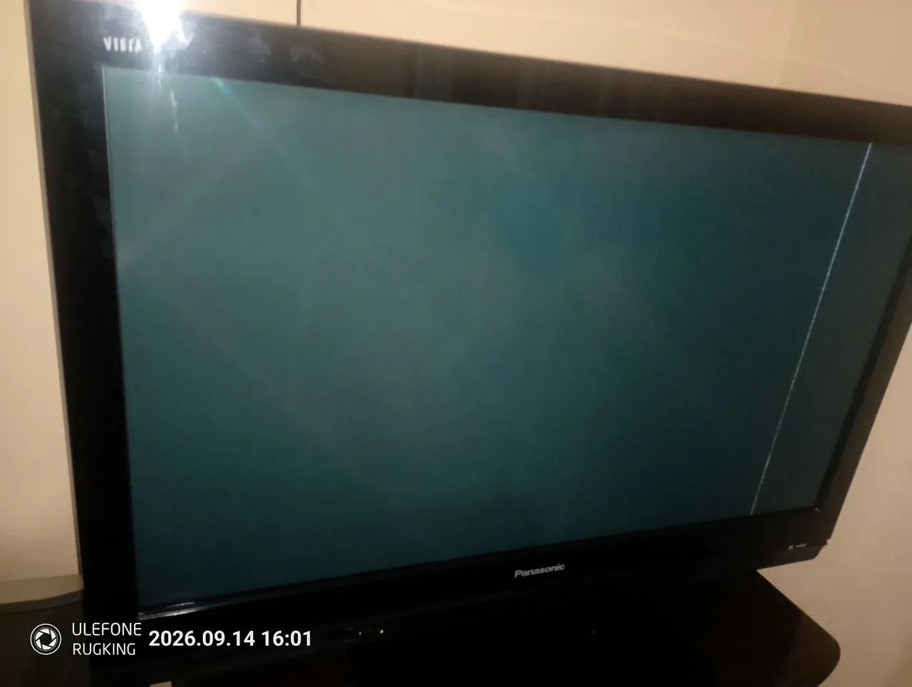 Tv de plasma Panasonic viera 42 polegadas c/ defeito na tela 