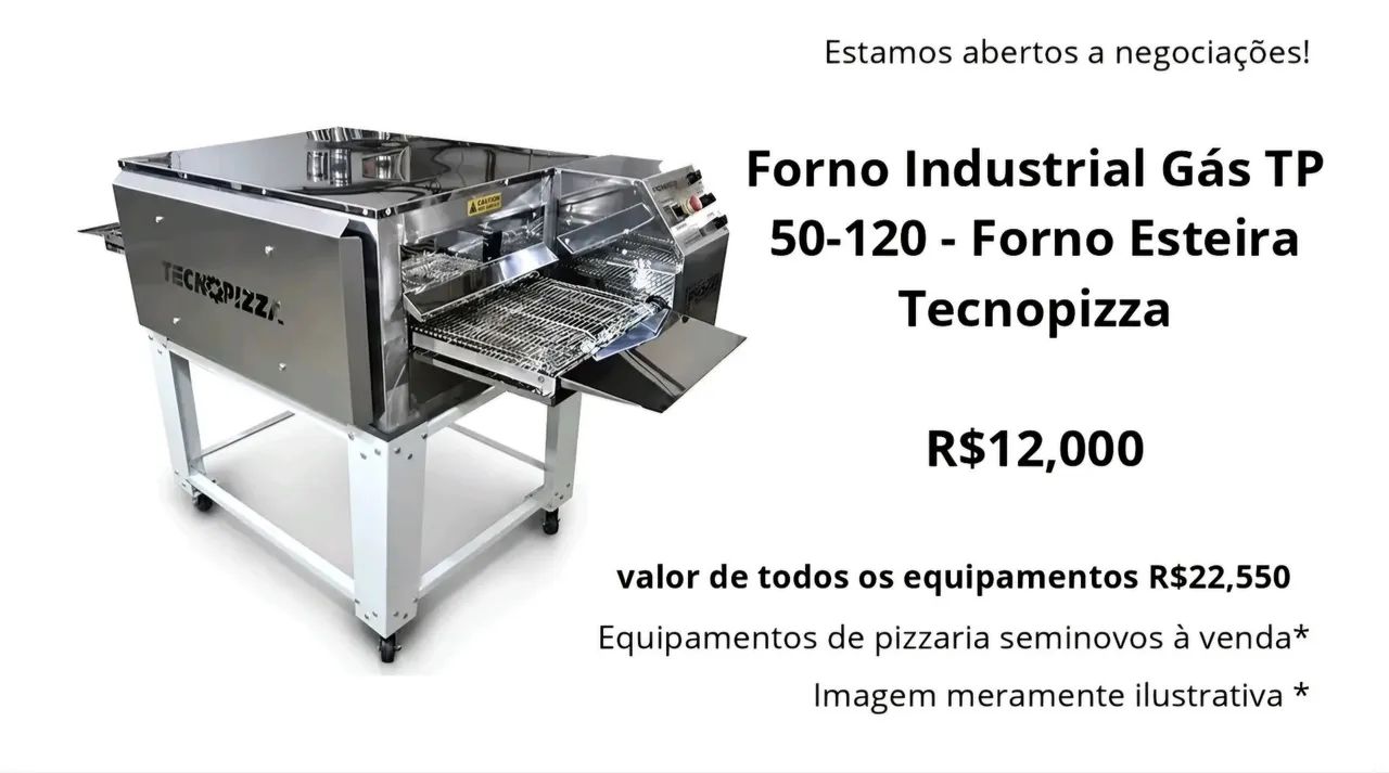 Equipamentos de Pizzaria Seminovos - Completo ou Separado