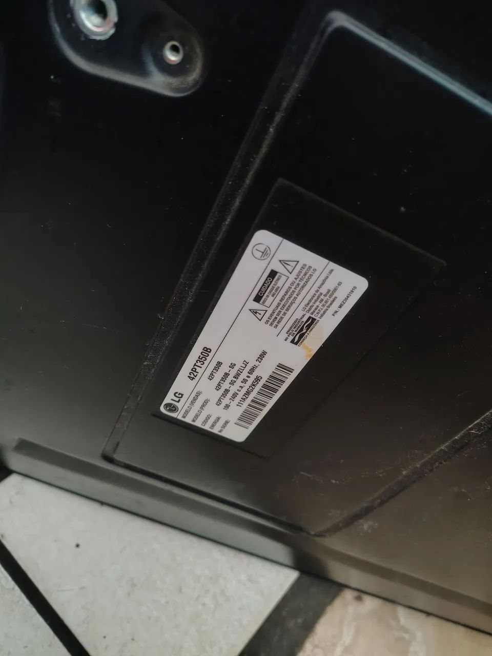 Tv LG 42 polegadas não liga com defeito  - Foto 3