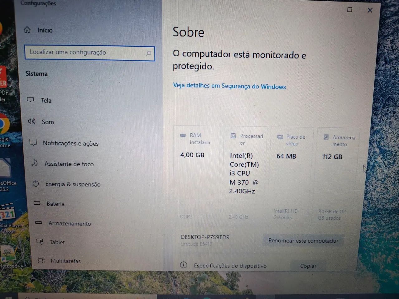 Notebook Dell Latitude e5410