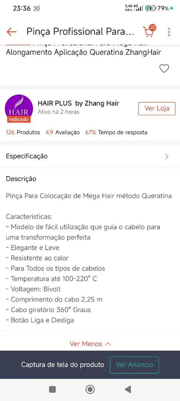 Pinça para mega hair NOVA!! - Foto 5