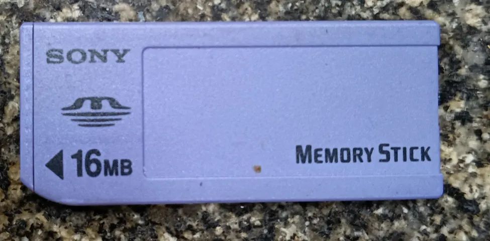 Cartão de memória Memory Stick 16MB