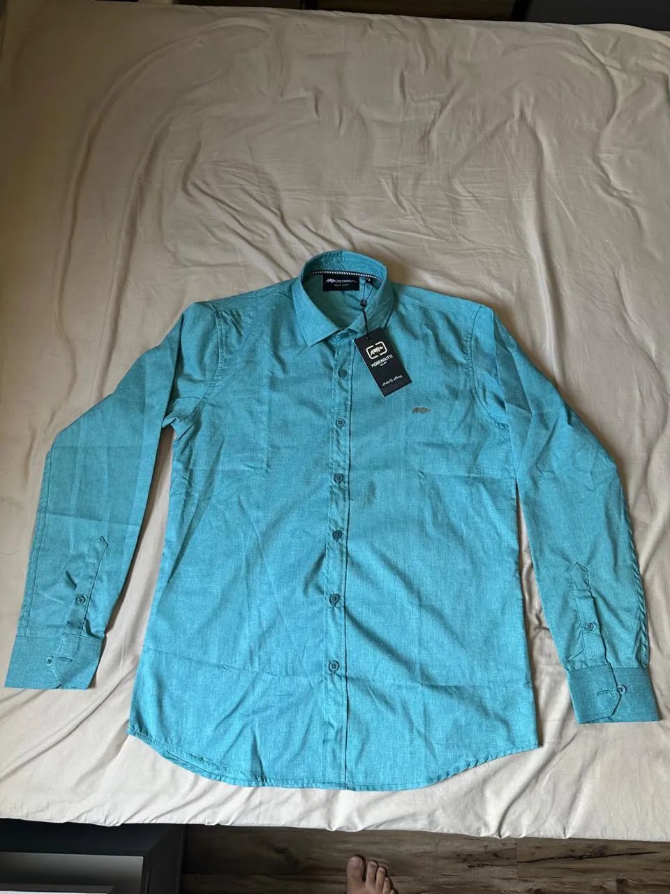 Camisa social nova original Ferragutti tamanho 4 - Foto 2
