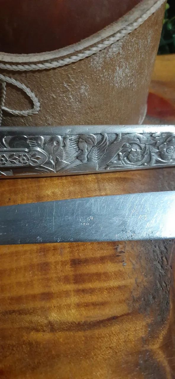 Faca prateada eberle bainha anjos - Foto 3