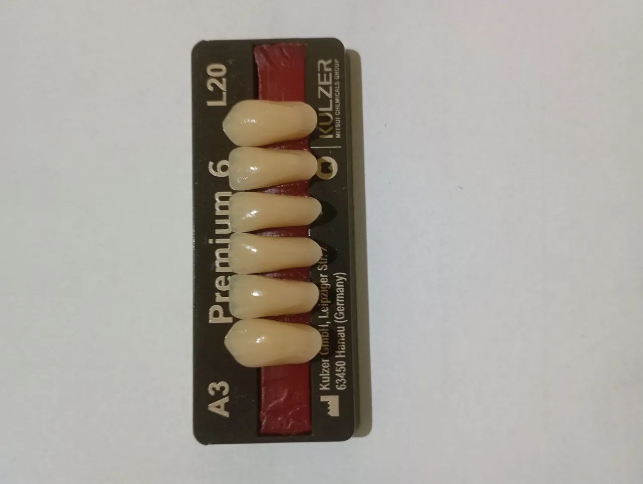 Placa de dentes acrílicos A3 L20