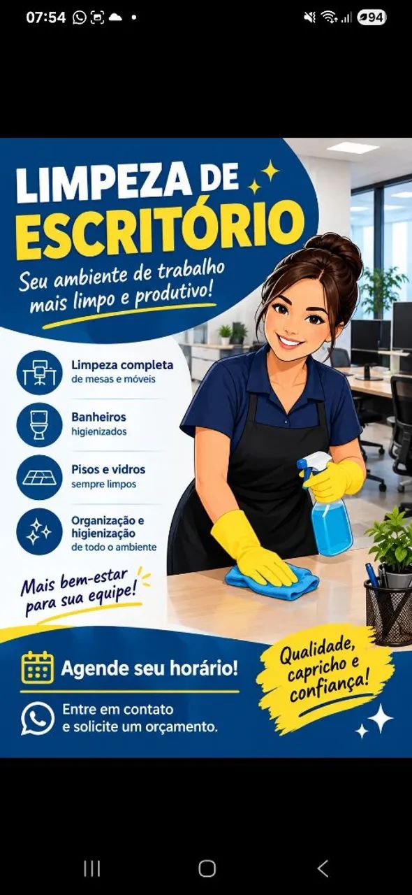 Diarista por 30 reais a hora 