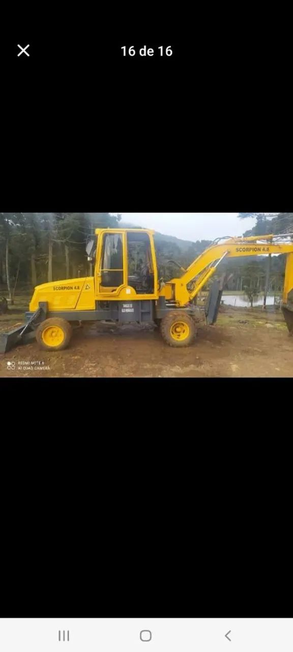 Vendo maquina escavadeira.