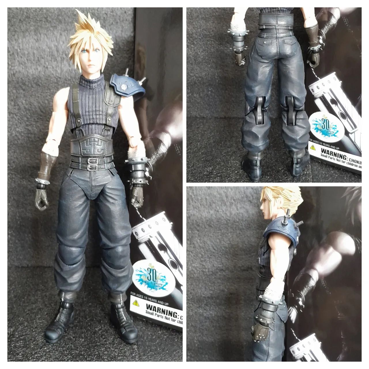 Play Arts Kai Cloud Strife Final Fantasy VII Remake Original - Foto 4