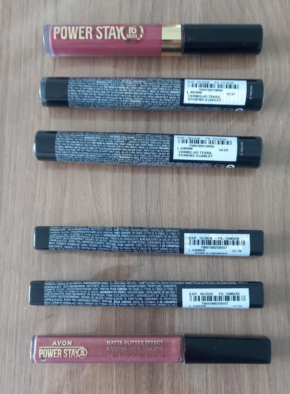 Kit 4 Batons Avon Power Stay - Foto 5