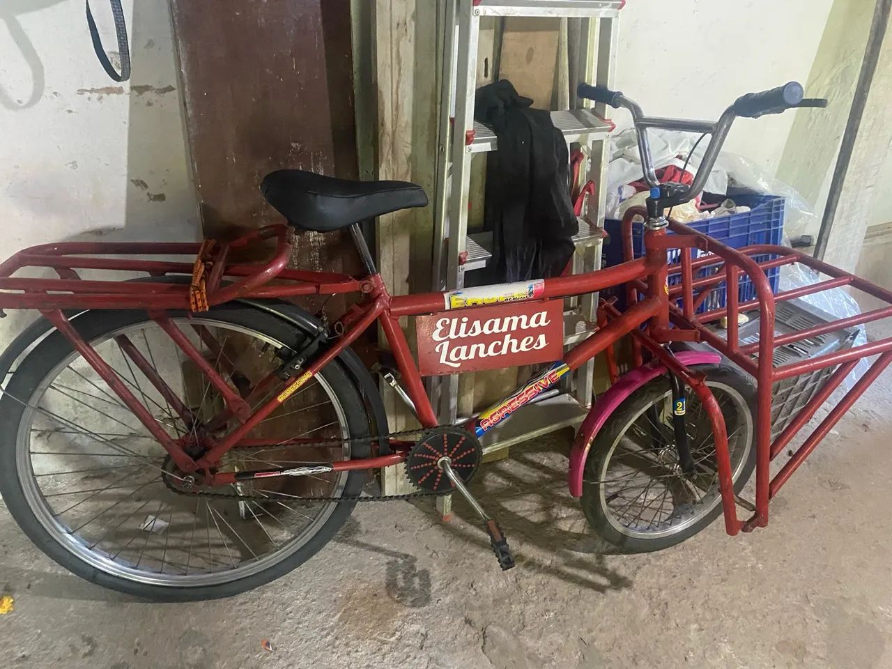 Bicicleta cargueira 
