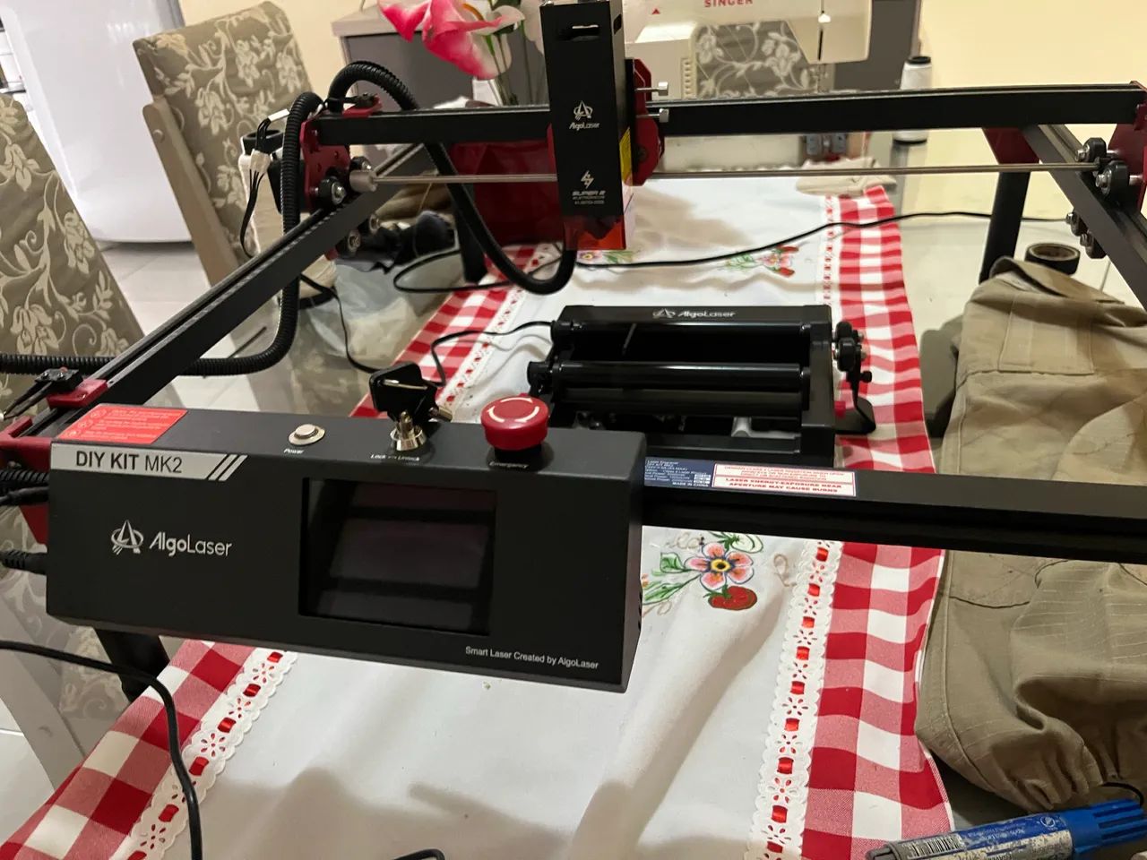 Gravadora a laser ALGOLASER 10w (kit completo)