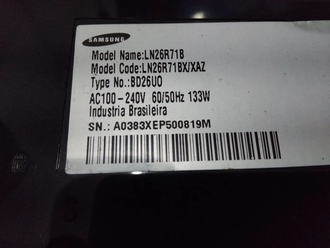 Tv Samsung 26 pol 