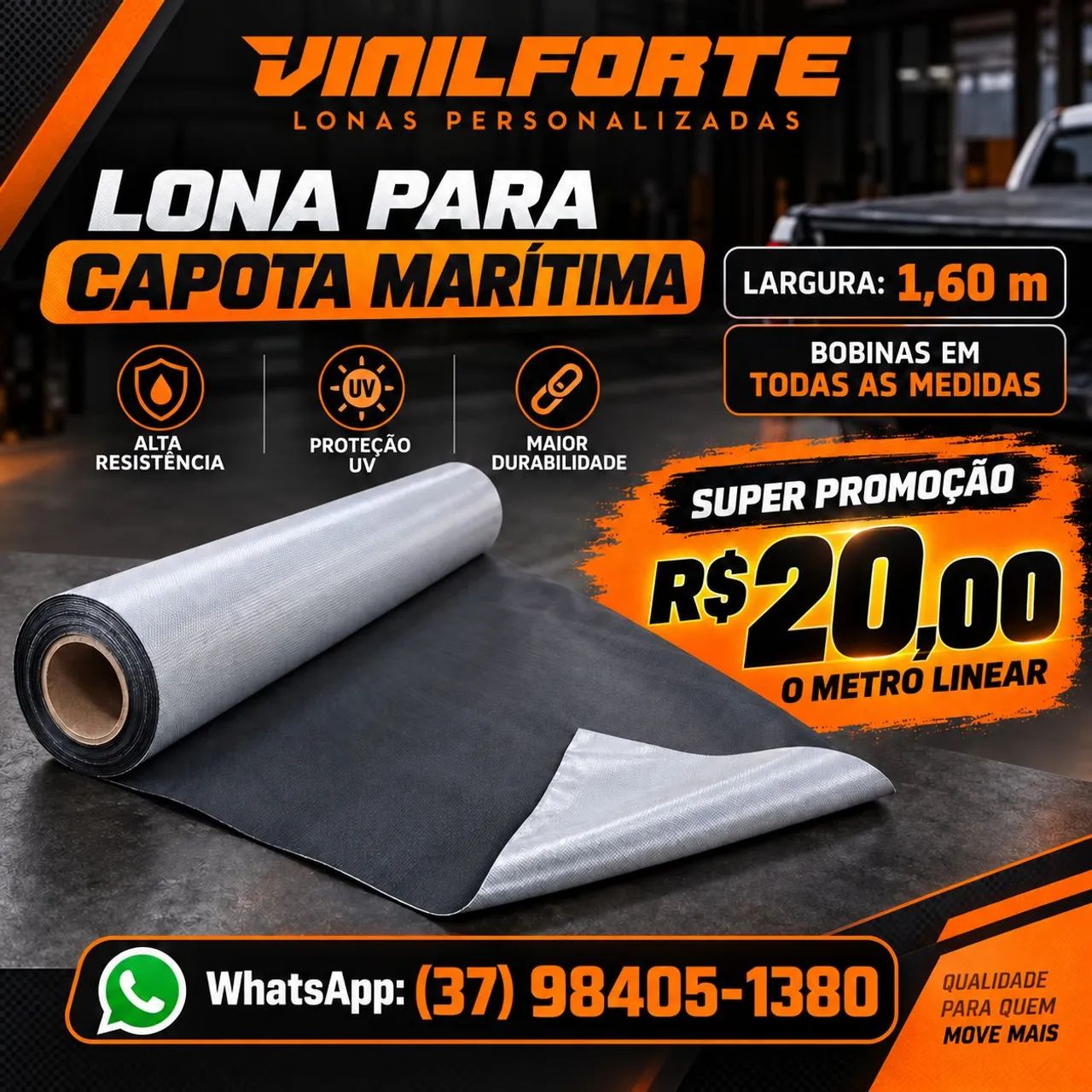 Lona capota marítima. 