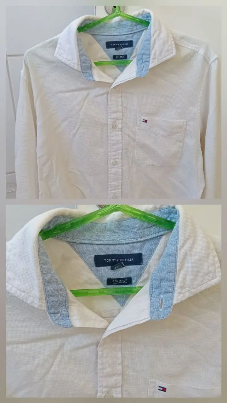Kit 4 Camisas Tommy Hilfiger e Highstil Todas Manga Longa M  - Foto 3