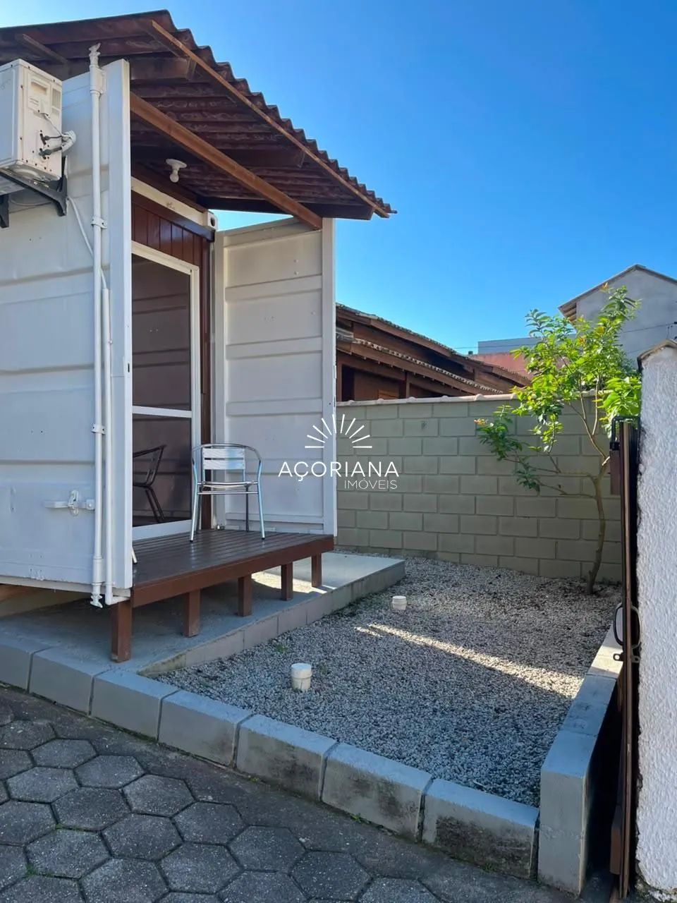 Casa Container Mobiliada no Rio Tavares  1 Quarto e Ar-Condicionado