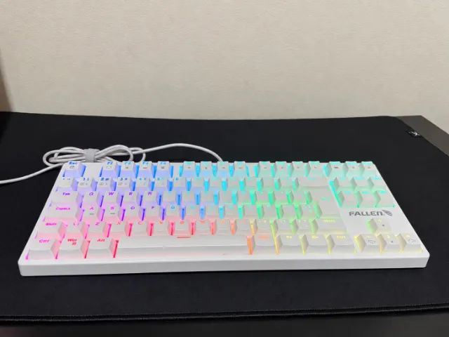Teclado Fallen Pantera Pro TKL Branco - Foto 3