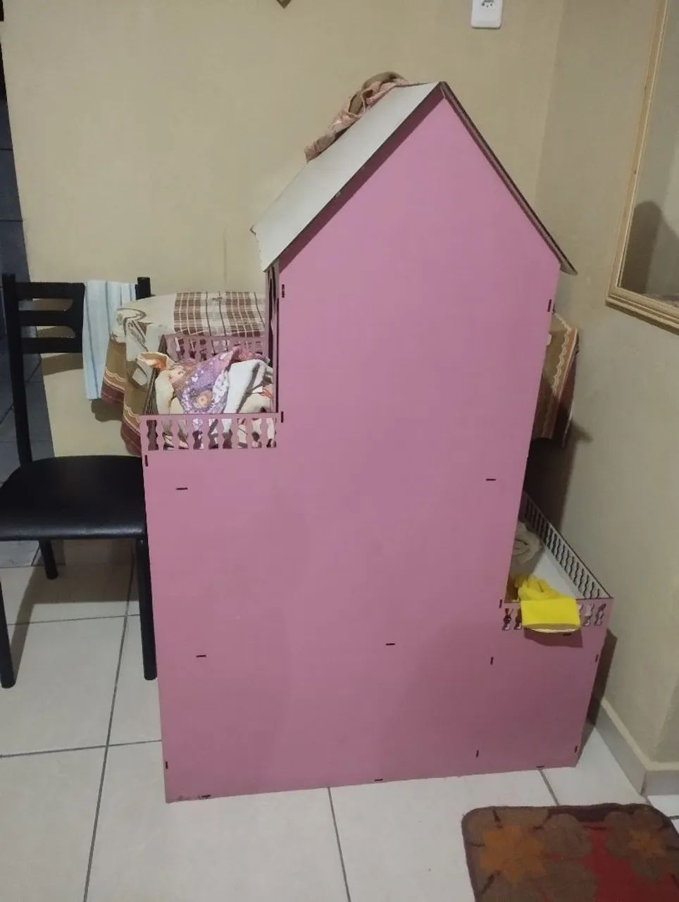 Casa com moveis de boneca MDF - Foto 2
