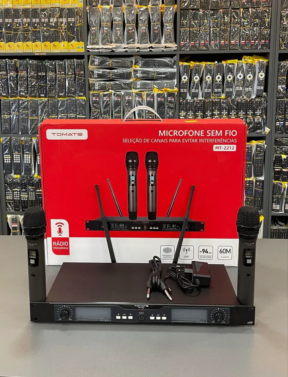 Microfone sem fio com 2 microfone ? - Foto 2