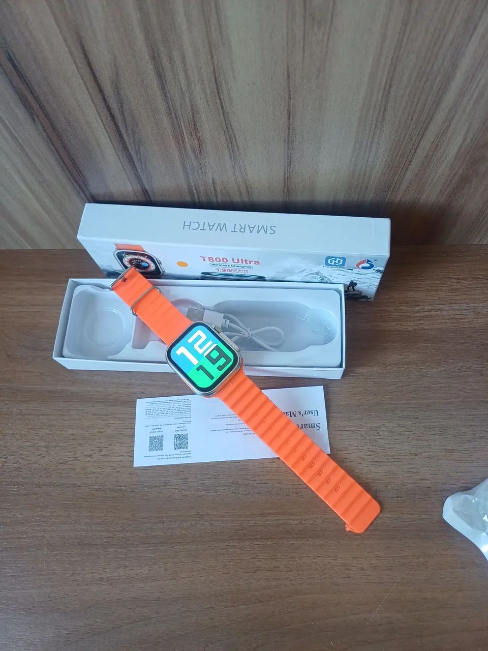 Smartwatch ultra laranja  - Foto 2